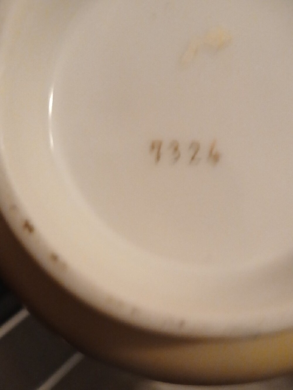 #7324 Ardalt Lenwile China. Hand Painted With Pastoral Scene.  French Toile - Picture 3 of 4